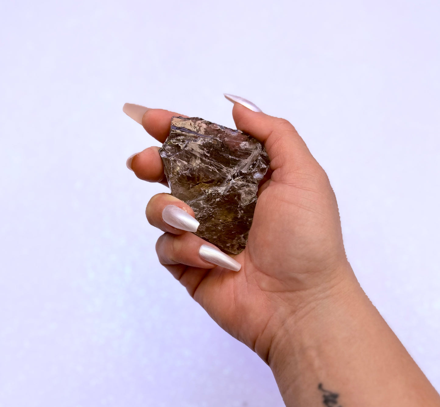 Smoky Quartz Natural Raw Crystal Chunk From Australia 100g #4
