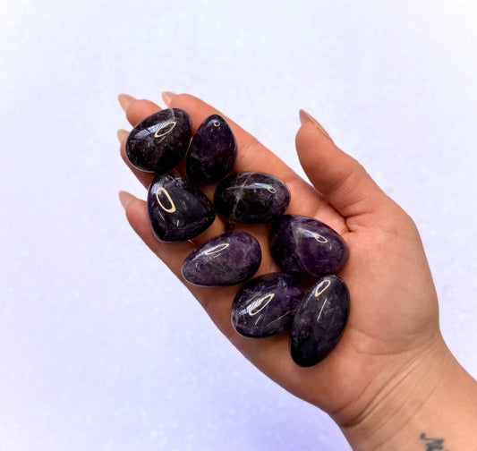 Amethyst Dark Purple Tumbles - Large