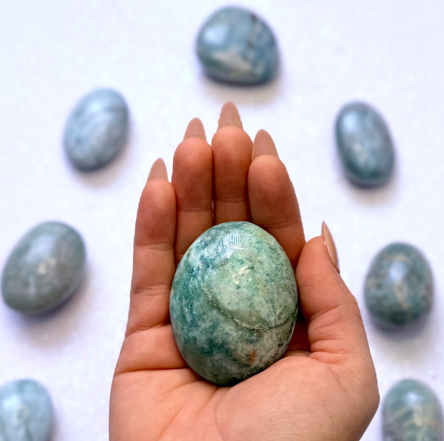 Amazonite Palm Stone #3
