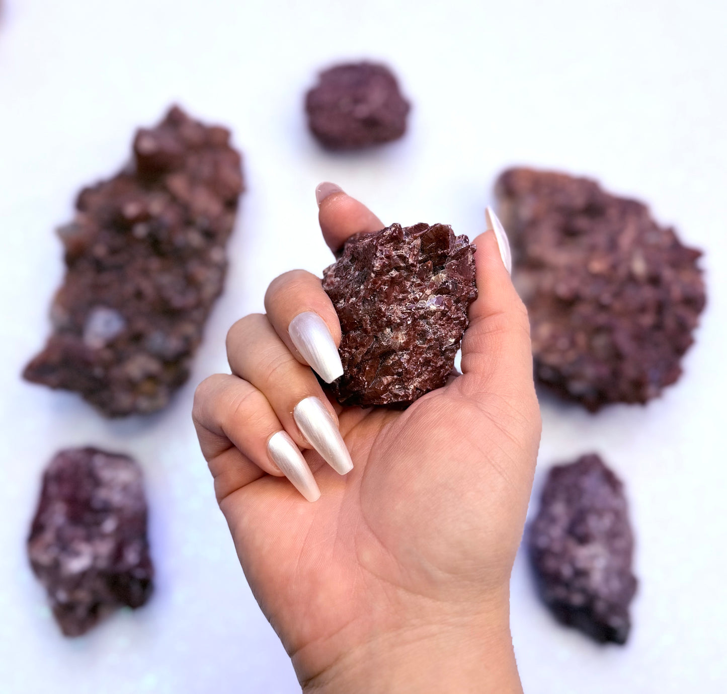 Red Calcite Raw From Mexico 86g #8