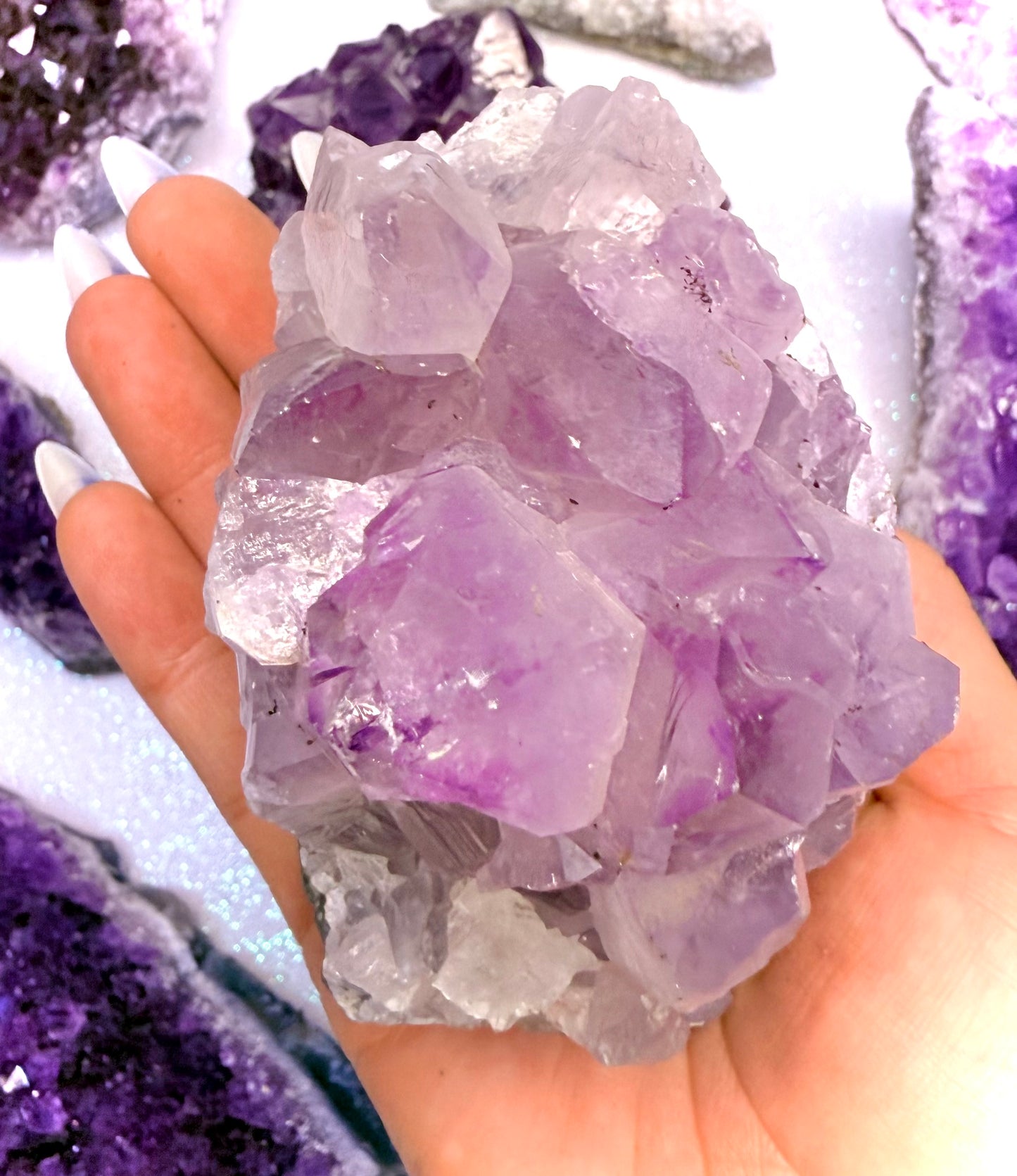 Amethyst Lavender Cluster ‘Autumn’ 0.569kg